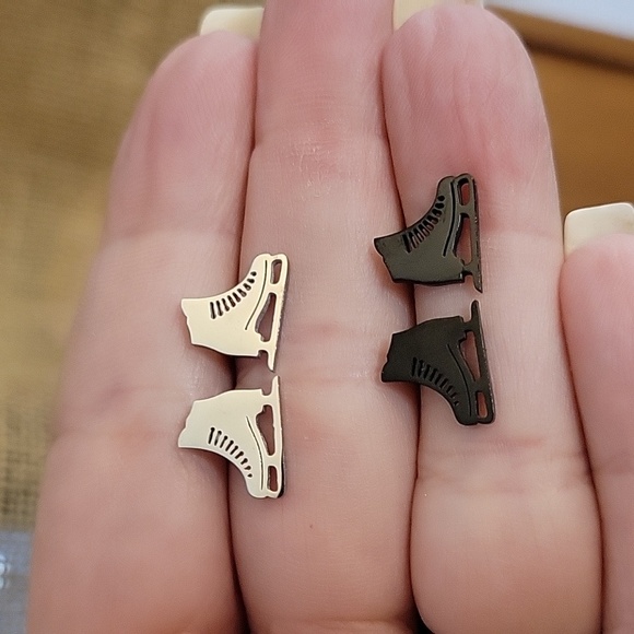 Ear Envy Jewelry Ice Skate Stud Earrings Choice Of Color Poshmark